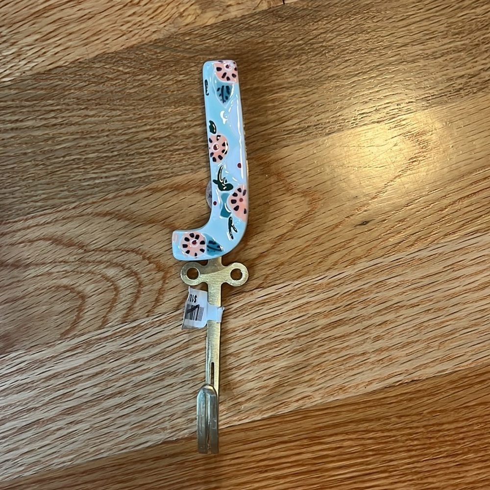 Anthropology Liberty Letter Hooks Letter J, & or T - Picture 12 of 16